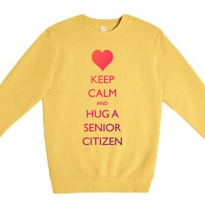 Senior Citizens Day Grandparents Senior Citizen Cute Gift Premium Crewneck Sweatshirt