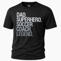 Soccer Coach Dad Cooling Performance Crew T-Shirt