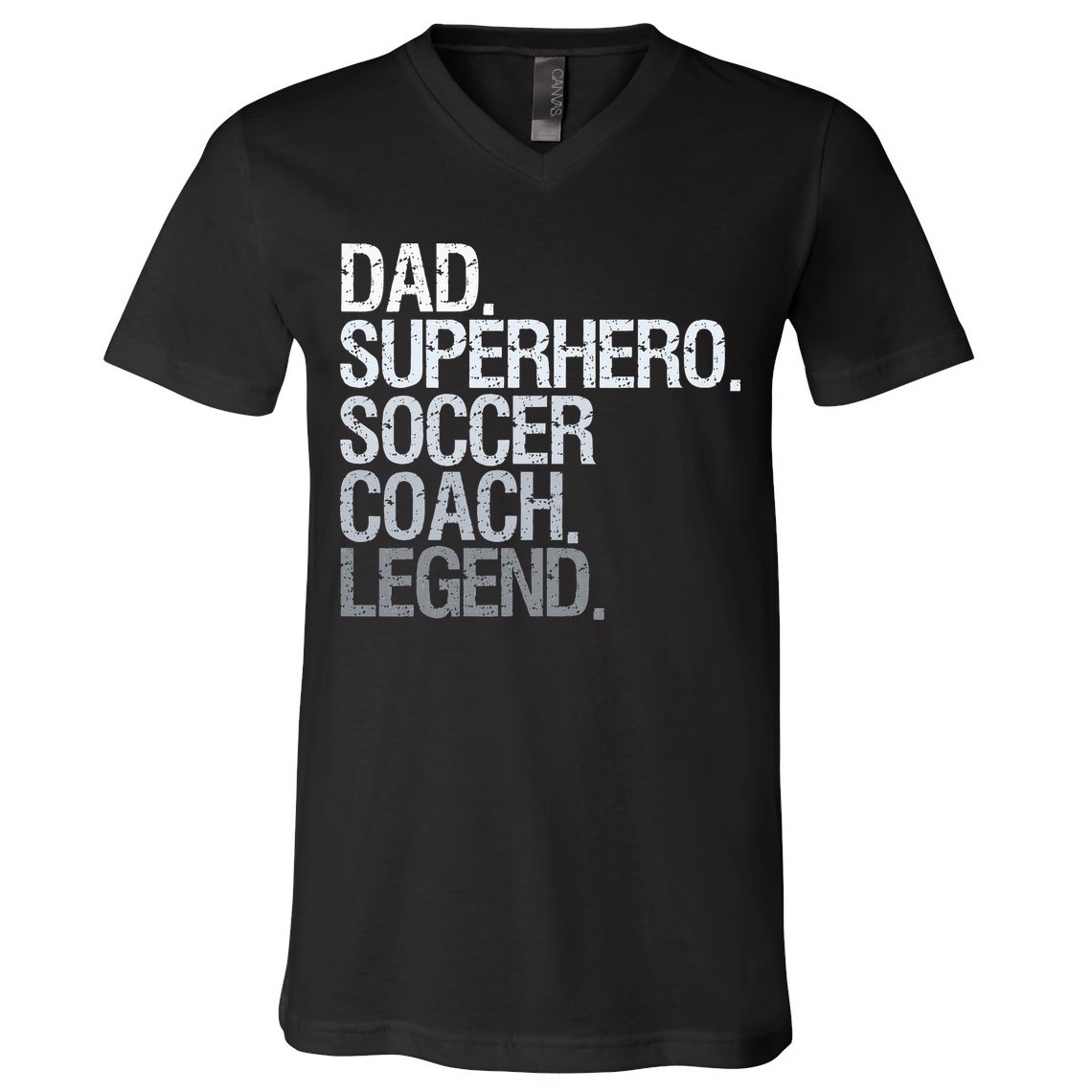 Soccer Coach Dad V-Neck T-Shirt