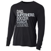 Soccer Coach Dad Cooling Performance Long Sleeve Crew