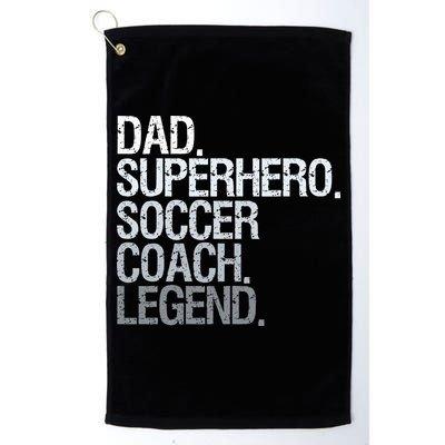 Soccer Coach Dad Golf Towel