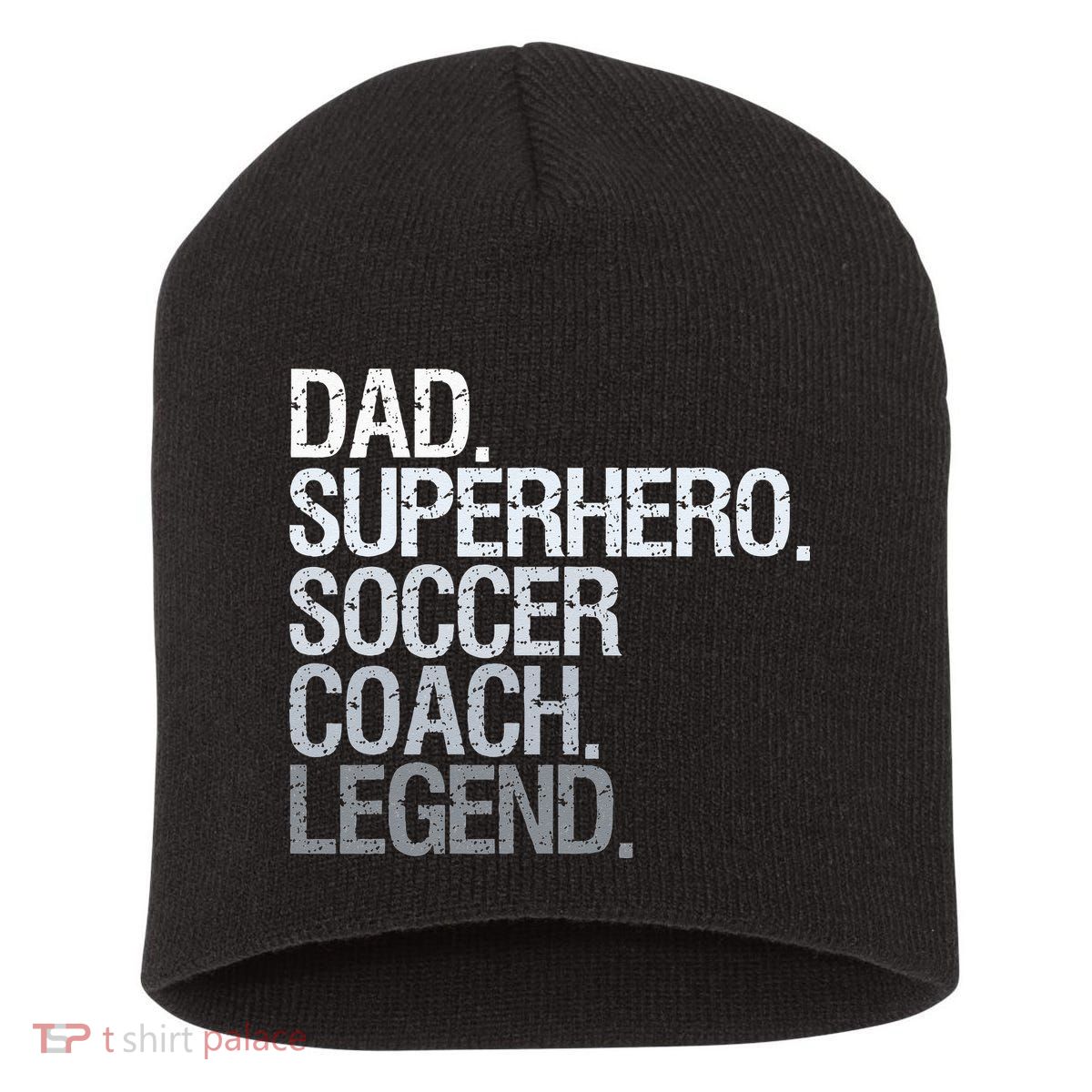 Soccer Coach Dad Short Acrylic Beanie