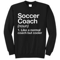 Soccer Coach Definition Sports School Instructor Trainer Sweatshirt