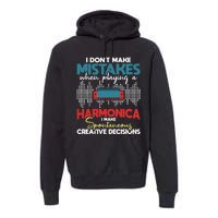 Spontaneous Creative Decisions Harmonica Player Harmonicist Premium Hoodie