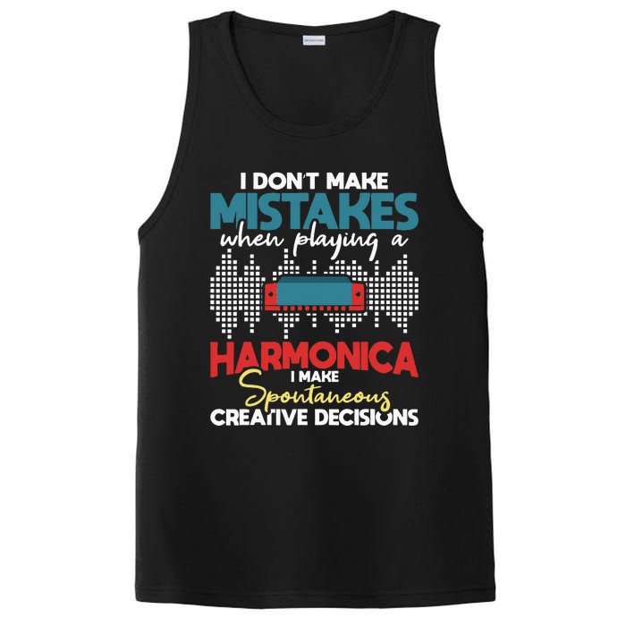 Spontaneous Creative Decisions Harmonica Player Harmonicist PosiCharge Competitor Tank