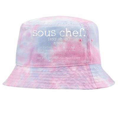 Sous Chef Definition Funny Cooking Cook Gift Tie-Dyed Bucket Hat