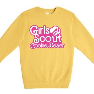 Scout Cookie Dealer Women Funny Premium Crewneck Sweatshirt