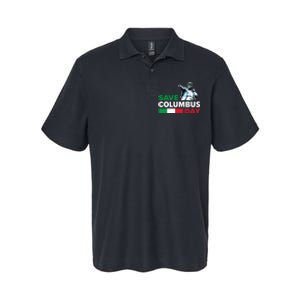 Save Columbus Day Italian Pride Softstyle Adult Sport Polo