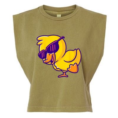 Sunglasses Cute Ducky Shower Lovers Baby Toys Rubber Duck Garment-Dyed Women's Muscle Tee
