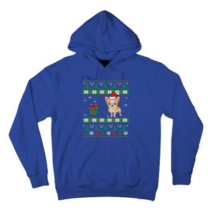 Santa Chihuahua Dog Holiday Ugly Christmas Graphic Gift Meaningful Gift Hoodie