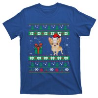 Santa Chihuahua Dog Holiday Ugly Christmas Graphic Gift Meaningful Gift T-Shirt