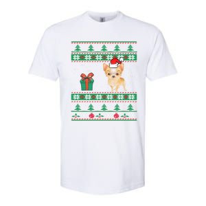 Santa Chihuahua Dog Holiday Ugly Christmas Graphic Gift Meaningful Gift Softstyle CVC T-Shirt