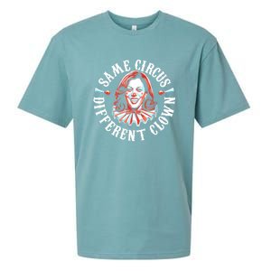 Same Circus Different Clown Anti Kamala 2024 Sueded Cloud Jersey T-Shirt