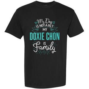 S Cute Doxie Chon Design Family Dog Gift For Vneck Garment-Dyed Heavyweight T-Shirt