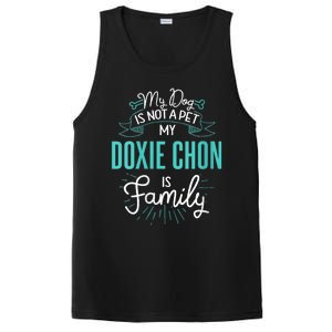 S Cute Doxie Chon Design Family Dog Gift For Vneck PosiCharge Competitor Tank