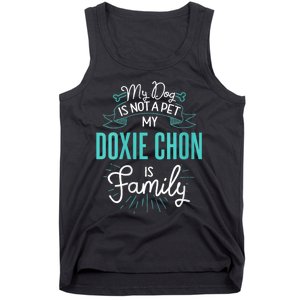 S Cute Doxie Chon Design Family Dog Gift For Vneck Tank Top