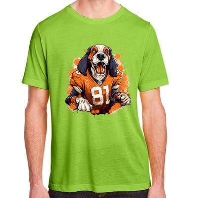 Smokey Coonhound Dog Tennessee Orange Football Game Day Adult ChromaSoft Performance T-Shirt