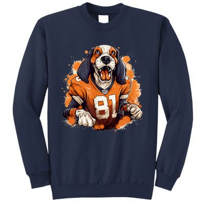 Smokey Coonhound Dog Tennessee Orange Football Game Day Sweatshirt