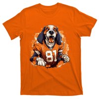 Smokey Coonhound Dog Tennessee Orange Football Game Day T-Shirt