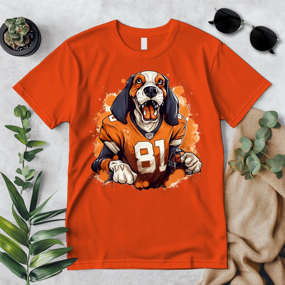 Smokey Coonhound Dog Tennessee Orange Football Game Day Premium T-Shirt