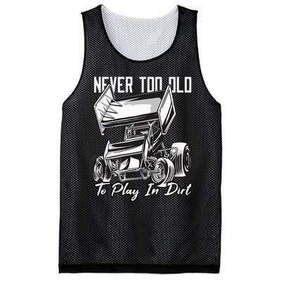 SPRINT CAR DIRT TRACK RACING Play In Dirt Mesh Reversible Basketball Jersey Tank