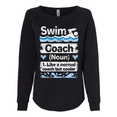 Swim Coach Definition Swimming Coach Womens California Wash Sweatshirt