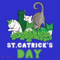 St Catricks Day Irish Cat Lover St Patricks Gift 16 in Basic Backpack