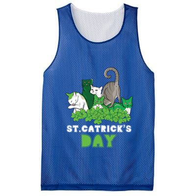 St Catricks Day Irish Cat Lover St Patricks Gift Mesh Reversible Basketball Jersey Tank