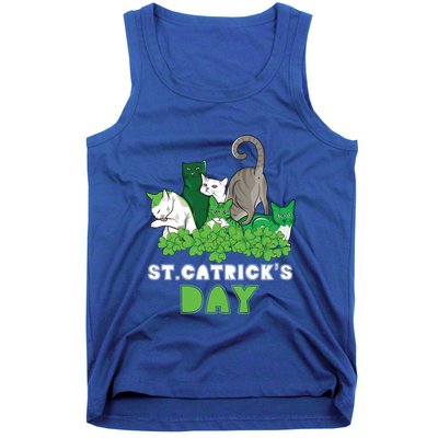 St Catricks Day Irish Cat Lover St Patricks Gift Tank Top