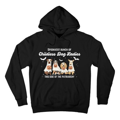 Spooky Childless Dog Ladies Comfort Colors Hoodie