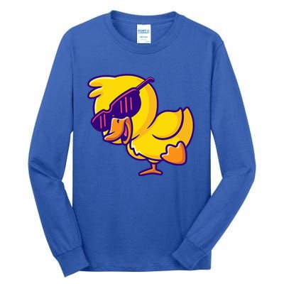 Sunglasses Cute Ducky Shower Lovers Baby Toys Rubber Duck Tall Long Sleeve T-Shirt