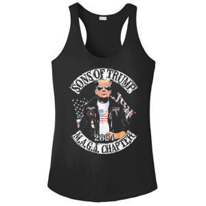 Step Candidates Donald Trump And Joe Biden 2024 Ladies PosiCharge Competitor Racerback Tank