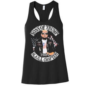 Step Candidates Donald Trump And Joe Biden 2024 Women's Racerback Tank