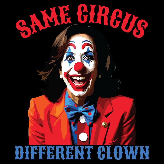 Same Circus Different Clown Funny Kamala Clown 2024 16oz Travel Tumbler