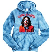 Same Circus Different Clown Funny Kamala Clown 2024 Tie Dye Hoodie
