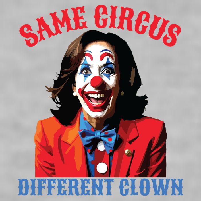 Same Circus Different Clown Funny Kamala Clown 2024 Ladies PosiCharge Tri-Blend Wicking Tank