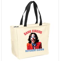 Same Circus Different Clown Funny Kamala Clown 2024 Zip Tote Bag