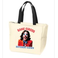 Same Circus Different Clown Funny Kamala Clown 2024 Zip Tote Bag