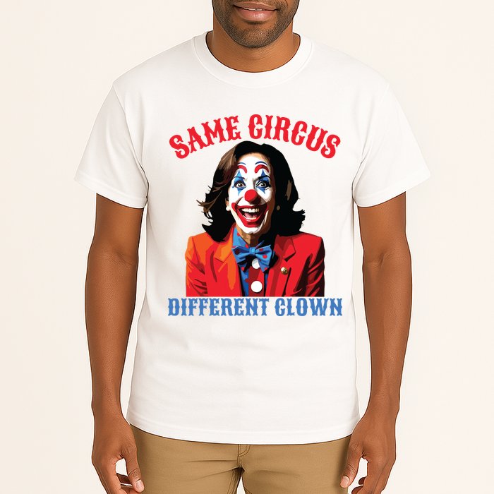 Same Circus Different Clown Funny Kamala Clown 2024 Tall T-Shirt