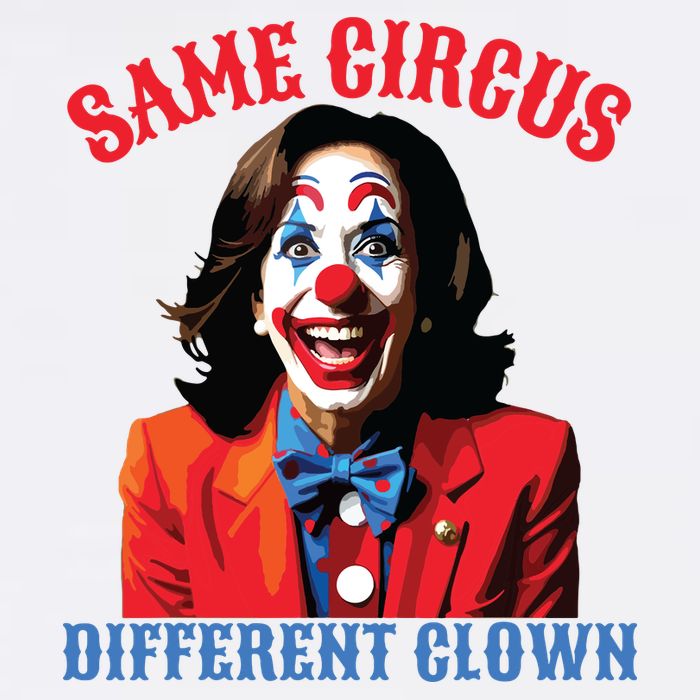 Same Circus Different Clown Funny Kamala Clown 2024 Bucket Hat