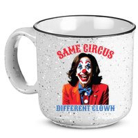 Same Circus Different Clown Funny Kamala Clown 2024 15oz Campfire Ceramic Mug
