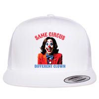 Same Circus Different Clown Funny Kamala Clown 2024 Flatbill Hat