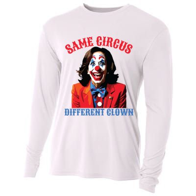 Same Circus Different Clown Funny Kamala Clown 2024 Cooling Performance Long Sleeve Crew