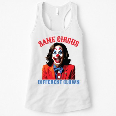 Same Circus Different Clown Funny Kamala Clown 2024 Womens Tank Top