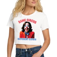 Same Circus Different Clown Funny Kamala Clown 2024 Crop Top