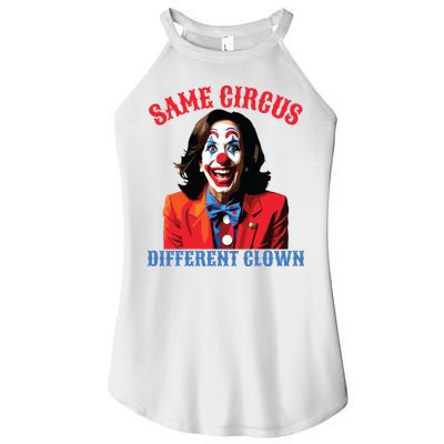 Same Circus Different Clown Funny Kamala Clown 2024 Women's Perfect Tri Rocker Tank