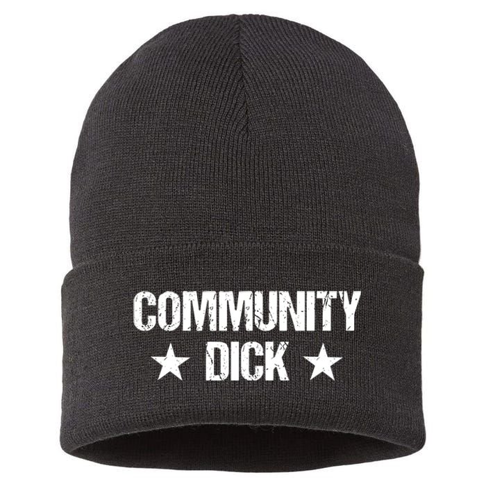 Saintcowboyyy Community Dick Sustainable Knit Beanie