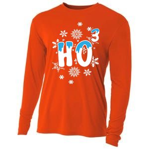 Science Christmas Design Ho Ho Ho Teacher Great Gift Cooling Performance Long Sleeve Crew