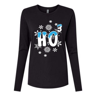 Science Christmas Design Ho Ho Ho Teacher Great Gift Womens Cotton Relaxed Long Sleeve T-Shirt