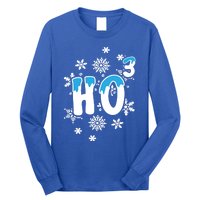 Science Christmas Design Ho Ho Ho Teacher Great Gift Long Sleeve Shirt